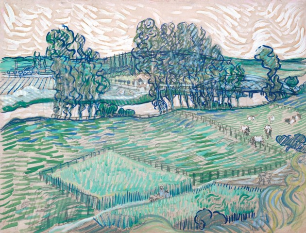 The Oise at Auvers 1890 by Vincent van Gogh 1853-1890